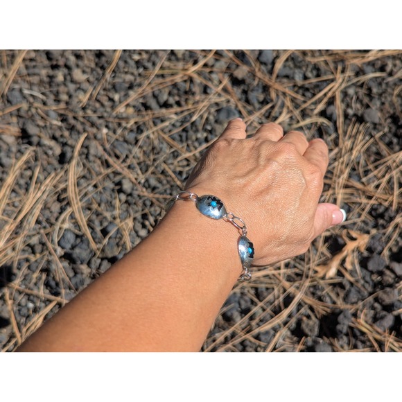 Navajo Bracelet Women's Turquoise Jewelry‎ NA Sterling Silver *** - Picture 11 of 12